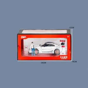 Commercio all'ingrosso 1:24 pressofusa <span class=keywords><strong>Nissan</strong></span> GTR-CSR2 in lega di auto modello decorazione suono e luce giocattolo sportivo in metallo auto giocattolo per bambini - Product Image 6