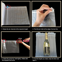 Film de protection gonflable YISHI personnalisé 250m PE/PA pour colis, sac à colonnes d'air imperméable pour emballage fragile