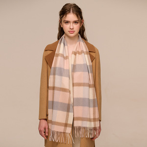 Bufanda de Cachemira a Cuadros de Lujo, para Mujer, Multicolor, Gruesa, Cálida y Larga, para Otoño e Invierno - Product Image 2