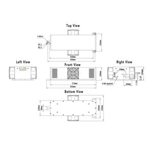 Xinland alta velocidad 35W 10.6um 17W 9.3um Metal CO2 RF tubo láser nuevo refrigerado por aire precio competitivo 1 año de garantía grabado láser - Product Image 6