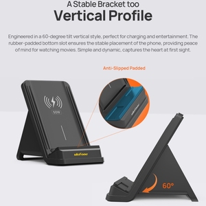 มาใหม่ <span class=keywords><strong>Ulefone</strong></span> WCS01 50W Air-cooledไร้สายชาร์จขาตั้ง 50W ประสิทธิภาพการชาร์จ 3D <span class=keywords><strong>Ar</strong></span> Cooling การกระจายความร้อน - Product Image 4