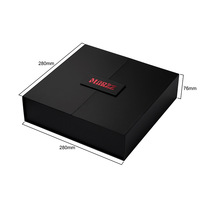 Caja de Regalo de Lujo Personalizada con Doble Puerta y Cierre Magnético, Reciclable, con Forro de Seda y Embalaje de Cartón para Pelucas