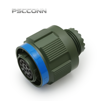 Connecteur d'alimentation industriel circulaire série PSCCONN GJB599, prise et fiche aviation 5A-33A 400V, boîtier en alliage d'aluminium