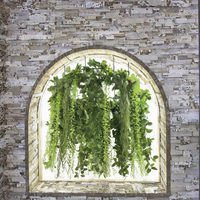 Plante artificielle de fougère de Boston suspendue, guirlande de verdure en plastique pour panier mural, décoration intérieure pour maison, jardin, café, balcon