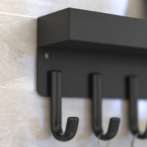 Porte-clés multifonctionnel sans perforation, support mural de rangement pour entrée - Product Image 3