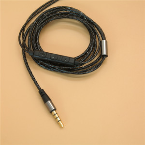 Cable de audio Sennheiser con conector de 3,5 mm, micrófono y control de volumen para auriculares IE80 IE8I IE8 - Product Image 2