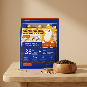 Tahılsız Kuru Köpek Maması Premium Et Karışımı Doğal Evcil Hayvan Maması Tüm Irklar İçin Uygundur - Product Image 1