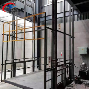 Nhà Máy Sử Dụng Thủy Lực Điều Khiển Phong Cách Hướng Dẫn Đường Sắt Hàng Hóa Nâng Thủy Lực Trạm Vận Chuyển Hàng Hóa Thang Máy Máy Nâng - Product Image 5