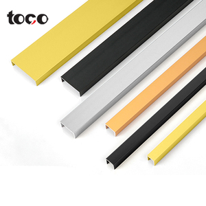 TOCO Trang Trí Cạnh Viền Nhôm Trang Trí Tủ Bằng Hợp Kim Nhôm Ép Đùn Trang Trí Kênh Chữ U Mạ Crôm - Product Image 3
