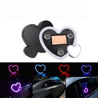 Autocollants décoratifs en vinyle en forme de cœurs scintillants pour voiture, imperméables, pour fenêtre de voiture, rétroviseur, moto, décoration