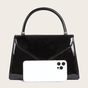 2024 compras en línea Mini bolsos de moda mujer negro PU bolso de mano para damas - Product Image 4