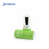 Emballage de tube cylindrique en papier kraft pour gloss à lèvres imprimé sur mesure, tube de déodorant en carton écologique à visser, baume à lèvres