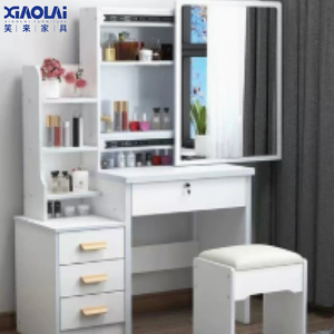 New Arrival Modern Durable Vanity Desk with Sliding Mirror <strong>Compact</strong> <strong>Dressing</strong> <strong>Table</strong> for Small Bedroom - Product Image 4