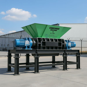 เครื่องบดแบบสองเพลาอัตโนมัติสำหรับบดและรีไซเคิลถังน้ำมันเครื่องยนต์ และเครื่องบดดุมล้อ - Product Image 1