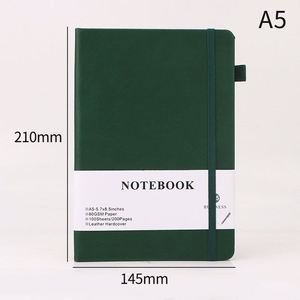 Carnet A5 à couverture rigide, journal professionnel, fermeture élastique, agenda professionnel, usage personnel, cadeau, couleur, 120 pages, personnalisable - Product Image 3