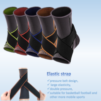 En gros Réglable Respirant Compression Élastique Sport Basketball Cheville Orthèse De Soutien Pour La Course À Pied Marche