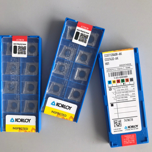 CCGT120408_AK H01 Plaquettes en carbure CNC Korloys PVD, lame de 20 mm, épaisseur de 2,0 mm, personnalisables OEM, pour tournage extérieur sur tour, HRC90 - Product Image 4