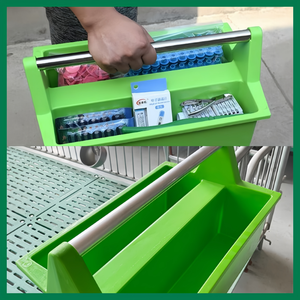 Cesta <span class=keywords><strong>de</strong></span> Herramientas Veterinaria <span class=keywords><strong>de</strong></span> Plástico para Agricultura, Cesta <span class=keywords><strong>de</strong></span> Herramientas Verde para Granja <span class=keywords><strong>de</strong></span> Cerdos, Vacas, Ovejas, Pollos y Conejos - Product Image 6