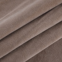 Rembourrage d'usine sans quantité minimale de commande en gros 250GSM 100% tissu de canapé en velours Holland uni en polyester