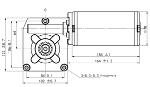 Motore <span class=keywords><strong>a</strong></span> Ingranaggi <span class=keywords><strong>a</strong></span> Vite Senza Fine 24V 36V 48V 12V DC per Sedia <span class=keywords><strong>a</strong></span> Rotelle Elettrica e Camion - Product Image 5