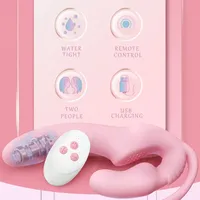 Yapay penis vibratör Anal Plug masaj üzerinde askısız kayış 3 in 1 vibratör g-spot kadın çift için klitoris seks oyuncak teşvik %
