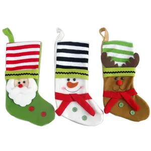Fabrika fiyat kırmızı noel çizme mr santa kardan adam olay parti dekorasyon noel stocking ürün