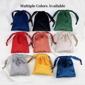Sac à cordon en velours épais personnalisé avec logo, pochette de luxe en velours pour perruques, extensions capillaires, cosmétiques et emballages cadeaux Alibaba - Product Image 4