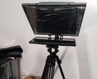 Teleprompter Kaca Pembagi Sinar 27 Inci untuk Ruang Pelatihan dan Konferensi, Nirkabel, Remote, Kelas Profesional, Pabrik OEM
