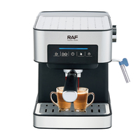 Machine à expresso et cappuccino électrique de haute qualité RAF, machine à café automatique, cafetières