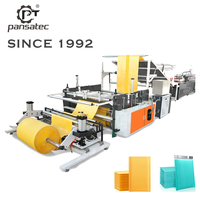 Machine automatique de pochette en papier Kraft Pansatec fabricant de sacs laminés fiables pour l'emballage protecteur composants de noyau de moteur PLC