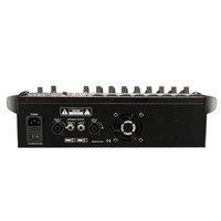 Console de mixage professionnelle 4/6/8 canaux 250W avec 99 effets, USB, égaliseur 5 bandes et enregistreur intégré pour les soirées