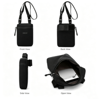 Nouveau sac bandoulière en nylon, sac de voyage imperméable pour l'extérieur, sac à bandoulière léger pour unisexe avec sangle réglable