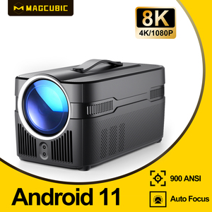 Projecteur vidéo 4K Magcubic HY450C en gros d'usine, projecteurs Full HD pour la maison et l'extérieur, mini projecteur portable intelligent LED - Product Image 4
