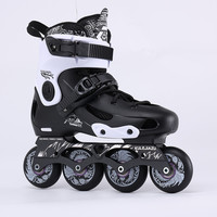 Rollers en Ligne pour Adultes avec Roues en PU Hautement Élastiques et Lumineuses, Patins à Roues Alignées pour Hommes et Femmes, Étudiants et Débutants de l'Association