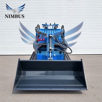 Sistem Pengangkat Hidrolik Efisiensi Tinggi NIMBUS untuk Skid Steer Loader dengan Bucket Leveling Otomatis Standar