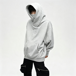 Sweat à capuche unisexe style streetwear américain 2026 - Sweat-shirt épais doublé polaire, coupe oversize, vêtement d'extérieur automne-hiver pour couple - Product Image 1