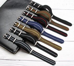 Lionorm สายนาฬิกาไนลอนยืดหยุ่นได้22มม. 20มม. 18มม. - Product Image 1