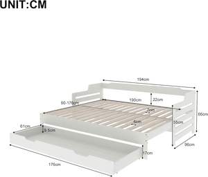 <span class=keywords><strong>Lit</strong></span> de repos en bois à vente chaude, canapé simple, <span class=keywords><strong>lit</strong></span> d'appoint, <span class=keywords><strong>lit</strong></span> <span class=keywords><strong>gigogne</strong></span>, forme de cœur, enfants, adultes, salon, chambre à coucher, blanc - Product Image 6