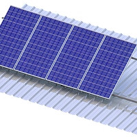 UISOLAR Support Solaire Réglable en Gros, Structure de Montage Solaire en Aluminium à Angle Inclinable, Système de Fixation Solaire pour Toit Plat