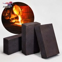 Brique réfractaire de moulage à haute teneur en magnésie (Hercynite) 1770-2000°C pour four rotatif à ciment, MgO 80%, sans chrome, briques réfractaires de base