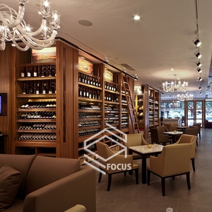 Mobile Espositore per Vini Design per Piccole Enoteca, Mobile Bar <span class=keywords><strong>Vintage</strong></span> - Product Image 2