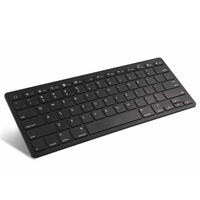 Teclado Multimedia Ergonómico Portátil Inalámbrico BT de 78 Teclas ABS al por Mayor para Laptop y Smartphone