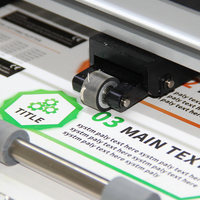 De Auto-alimentación de Plotter de corte Digital morir cortador con alimentador automático para la etiqueta engomada de la etiqueta de papel de transferencia de vinilo