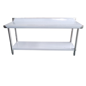 Grande vente de liquidation Table de travail en acier inoxydable Table de travail en inox Banc en acier inoxydable pour les fournitures d'hôtels et de restaurants - Product Image 4