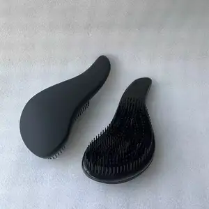 China's Supplier Hair Comb Detangler Straightener Hairbrush for Women ABS Anti-Static Anti Tangle Detangling Hair Brush
