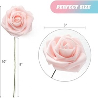 Roses en mousse artificielles et fleurs sèches Arrangements DIY Décorations de mariage pour les fêtes Décoration intérieure pour la Saint-Valentin Fête des mères