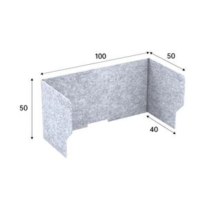 Diviseur de <span class=keywords><strong>bureau</strong></span> <span class=keywords><strong>acoustique</strong></span> en fibre de polyester Panneaux de confidentialité de <span class=keywords><strong>bureau</strong></span> écologiques Réduction du bruit Cloisons de <span class=keywords><strong>bureau</strong></span> - Product Image 4