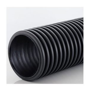 Spécifications personnalisées en usine 2 pouces 4 pouces 8 pouces 10 pouces 12 pouces HDPE tuyau ondulé à double paroi pour le drainage et les eaux usées - Product Image 1