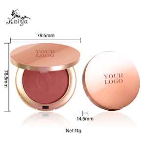 Maquillaje facial con logotipo personalizado, colorete mate, colorete <span class=keywords><strong>para</strong></span> mejillas, compacto, crema de maquillaje OEM, paleta de rubor individual hinchable - Product Image 4