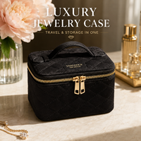 Ensemble de rangement de bijoux de voyage de luxe avec logo personnalisé, boîte à bijoux matelassée, pochette en velours, étui de rangement pour bagues et colliers, emballage cadeau
